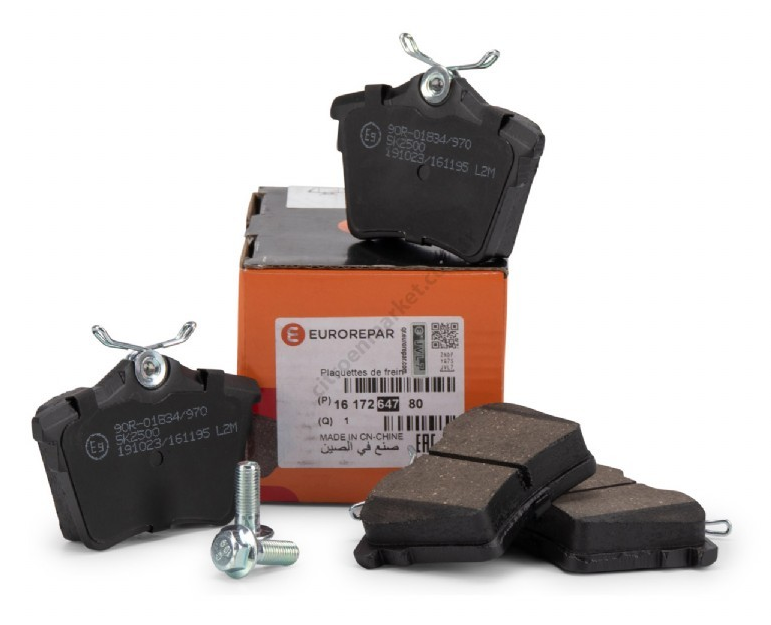 Citroen C5 (2005-2015) Arka Fren Balata Takımı (Orijinal Eurorepar)