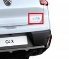 Citroen C4 X (2021-2025) Arka C4 X Yazısı (Orijinal)