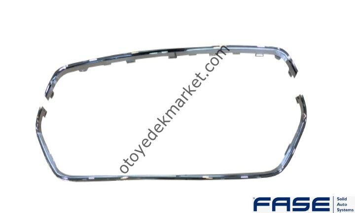 Ford Courier (2013-2017) Ön Panjur Çerçevesi Alt-Üst Krom (İthal)