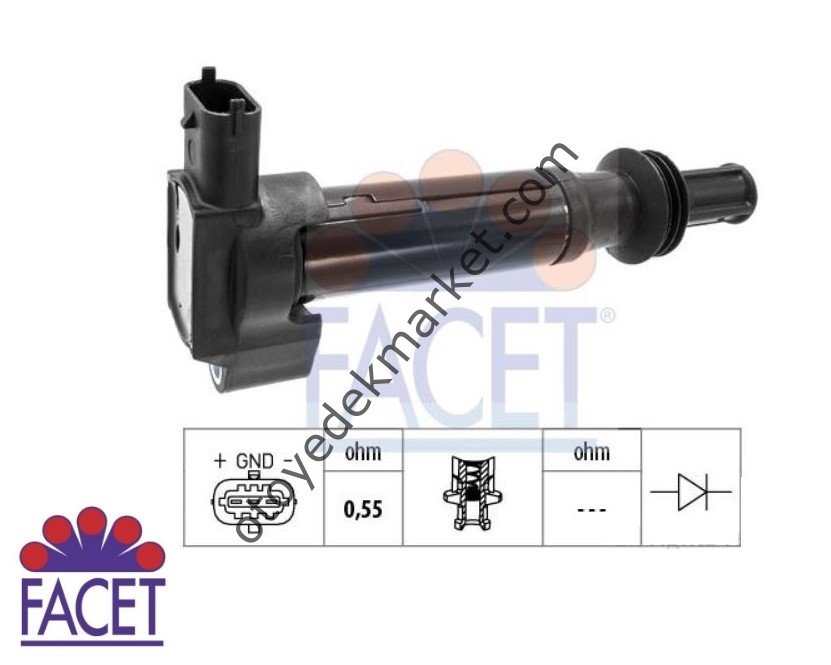 Citroen C4 (2014-2022) 1.2 Ateşleme Bobini (Facet)