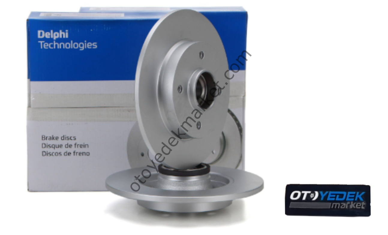 Peugeot 3008 (2008-2015) Arka Fren Disk Takımı Rulmanlı (Delphi)