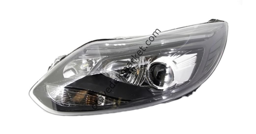 Ford Focus (2012-2015) Ön Far Sol Xenon Siyah Zemin (İthal)