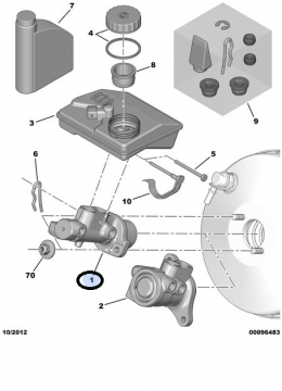 Peugeot 206 (1999-2012)  Fren Ana Merkezi (Cifam)