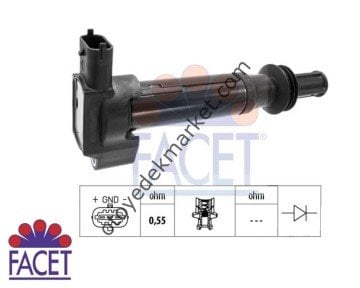 Peugeot 5008 (2017-2024) 1.2 PureTech Ateşleme Bobini (Facet)