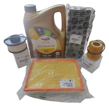 Citroen Berlingo (2019-2025) 1.5 BlueHdi Filtre Bakım Seti Ve 5w30 Motor Yağ (Orijinal)