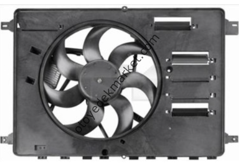 Ford Mondeo (2007-2014) Fan Ve Motor Komple (Kale)