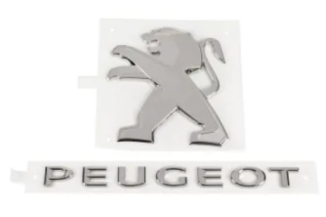 Peugeot Rifter (2024-2025) Arka Peugeot Yazıdı ve Amblemi (Orijinal)