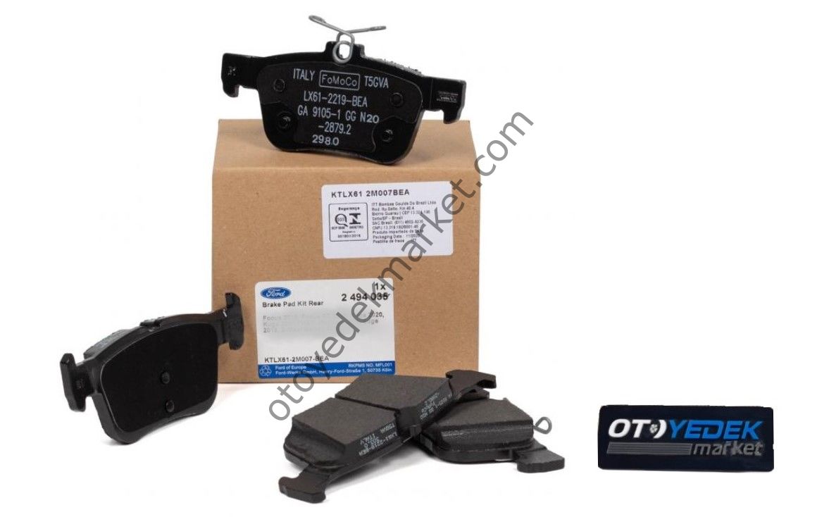 Ford Focus (2018-2024) Arka Fren Balata Takımı (Otosan)