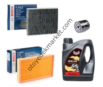 Ford Focus (2004-2007) 1.6 Benzinli Tüm Filtreler 10W40 Motor Yağı (Bosch)