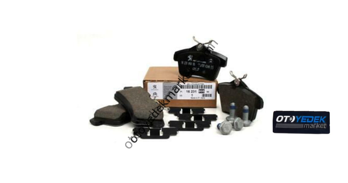 PEUGEOT 3008 (2008-2015) ARKA FREN BALATA TAKIMI (ORİJİNAL)