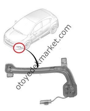 Citroen C4 (2011-2016) ve DS4 Sol Gündüz Farı (Orijinal)
