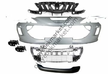 PEUGEOT 308 (2007-2013) DOLU ÖN TAMPON (2008-2013) (phira) ön tampon,tampon ızgara,alt,bağlantı tk,orta kuşak,üst panjur