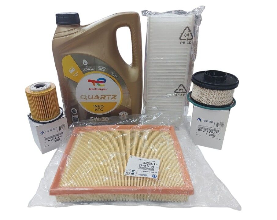 Peugeot 208 (2021) 1.5 Blue Hdi Filtre Bakım Seti + 5w30 HTC Yağlı (Orijinal)