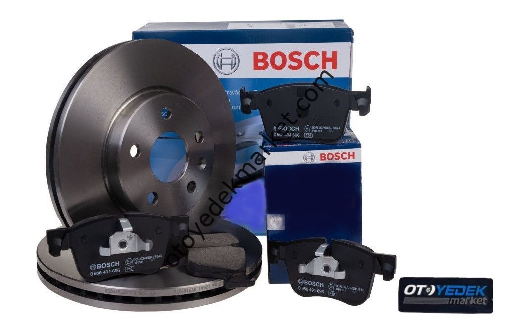 Peugeot 508 (2011-2018) Ön Fren Disk Ve Balata Set Takımı (Bosch)