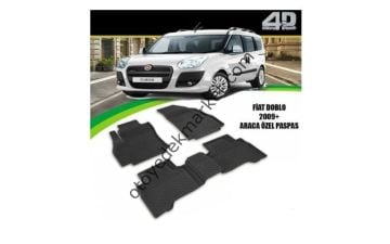 4D PASPAS HAVUZLU FIAT DOBLO  (2010-2018) 5 PRÇ SiYAH KUTULU ORJiNAL KESiM
