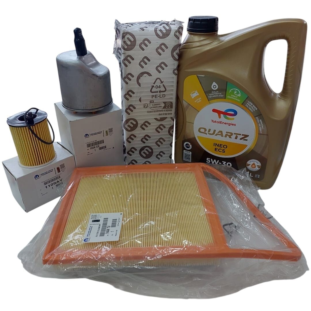 CİTROEN C4 CACTUS (2011-2015) 1.6 EURO5 FİLTRE SETİ +MOTOR YAĞI (ORJİNAL)