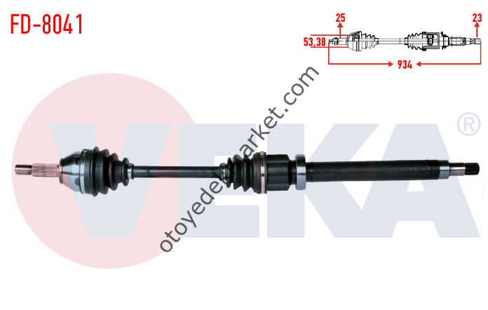 Ford Focus (1998-2003) Ön Aks Komple Sağ (İthal)