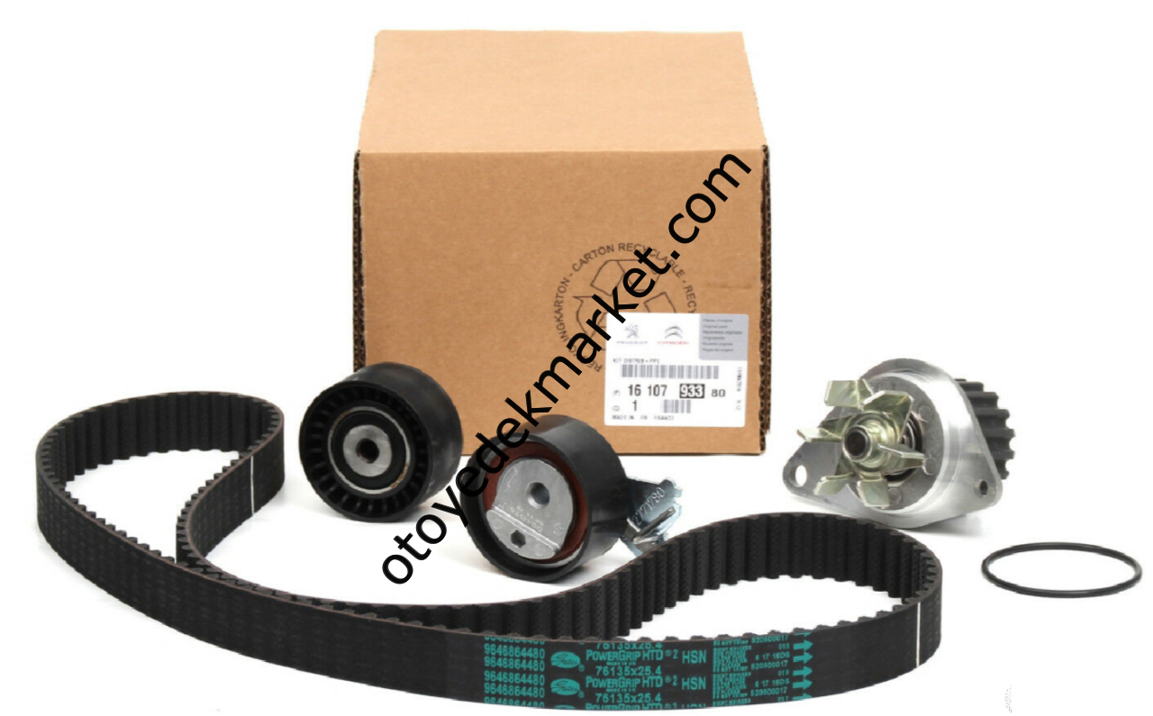 Citroen C3 (2010-2013 1.4 16v Benzinli Triger Ve Devirdaim Seti (Orijinal)