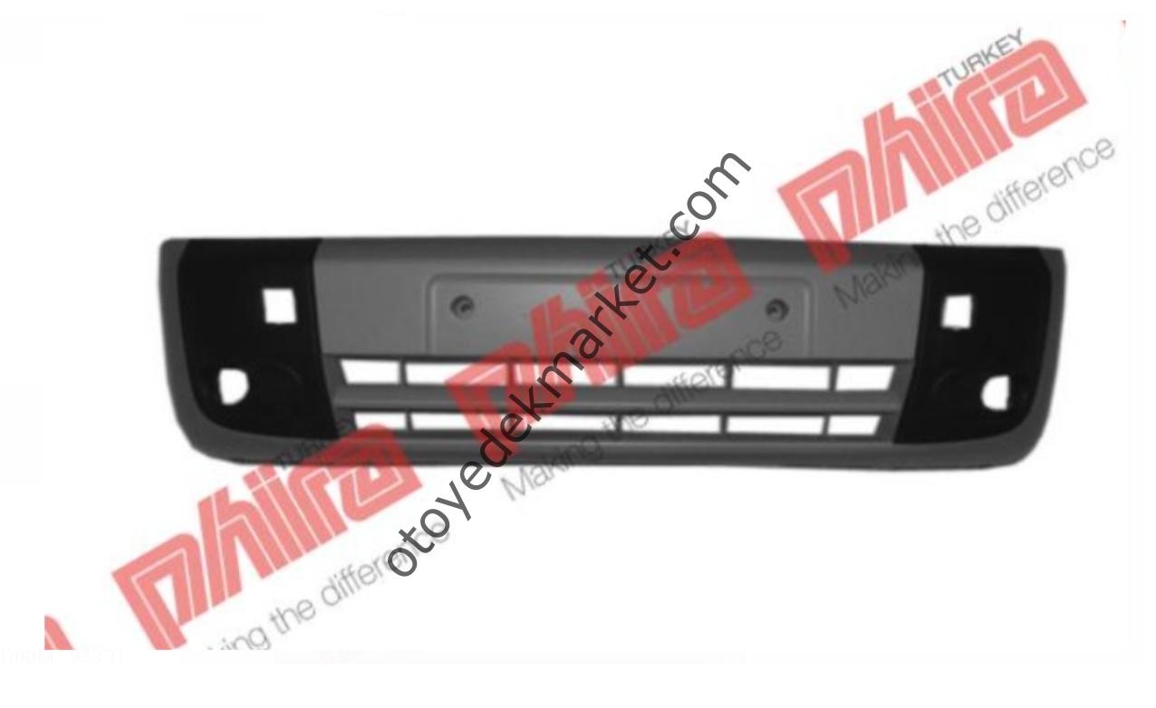 Ford Connect (2007-2009) Ön Tampon Komple Astarlı Sis Farlı (Phira)