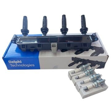 PEUGEOT 206 (1998-2006) 1,4 BOBİN VE BUJİ SETİ (DELPHİ-ORJİNAL)