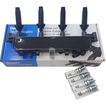 PEUGEOT 206 (1998-2006) 1,4 BOBİN VE BUJİ SETİ (DELPHİ-ORJİNAL)