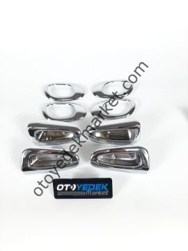 Peugeot 206 (1998-2012) Nikelajlı Kapı Kol Çerçeve Takımı