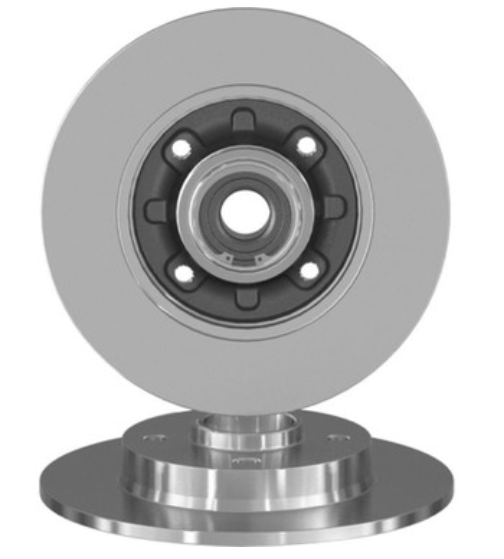 Peugeot 2008 (2012-2018) Rulmanlı Arka Fren Disk Takımı (İthal)