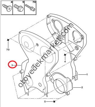 PEUGEOT 106 GTI TRİGER KAPAĞI ÖN