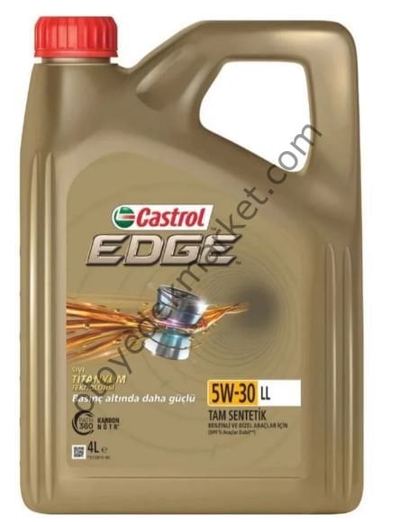 Castrol 5w30 EDGE 4 Litre Motor Yağı Partiküllü  (Castrol)