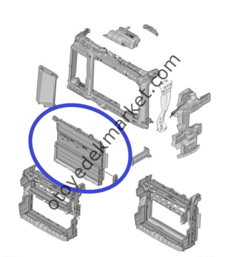 Peugeot 2008 (2020-2023) Ön Panel Hava Giriş Modülü (Orijinal)