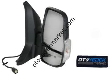 Ford Transit (2014-2022) Dış Sol Dikiz Aynası Beyaz Sinyalli (İthal)