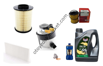 Ford Focus (2008-2011) 1,6 Dizel Filtre Bakım Seti (İthal) Ve 5w30 Motor Yağ