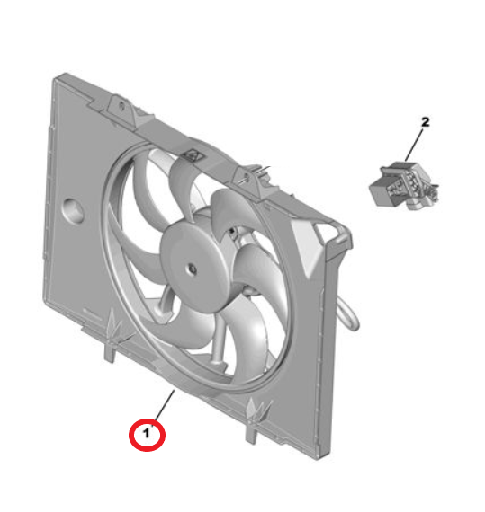 Citroen e-C3 (2024-2026) Fan Motoru (Orijinal)
