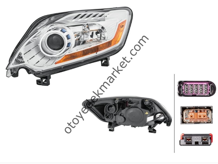 Ford Kuga (2008-2012) Far Sol Komple Xenon (Hella)