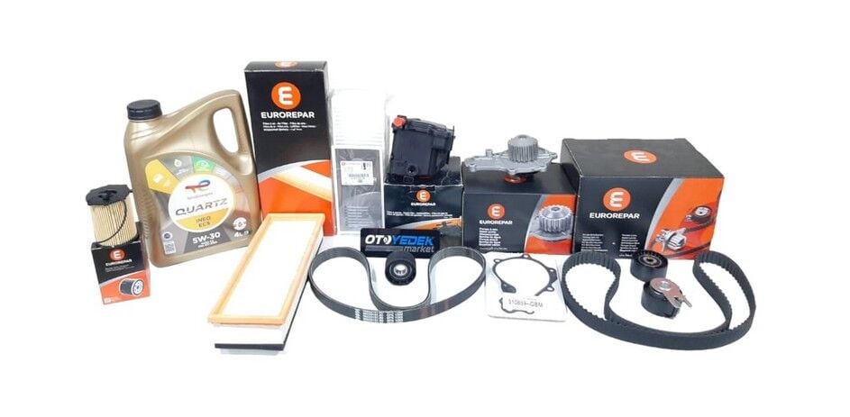 Peugeot Partner Tepee (2008-2011) 1.6 Hdı Ağır Bakım Seti (Orijinal Eurorepar)