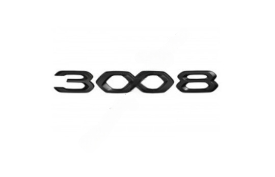 Peugeot 3008 (2021-2023) Bagaj ''3008'' Yazı (Orijinal)