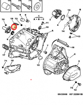 PEUGEOT 206 (1999-2012) BENZİNLİ PRİZDİREK KEÇESİ (İTHAL)