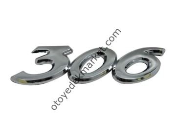 Peugeot 306 Bagaj Yazısı ''306'' (İthal)