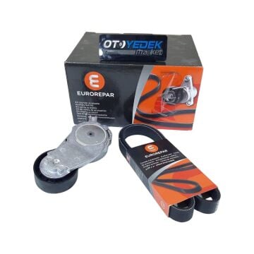 Peugeot 207 (2006-2012) 1.6 Hdi Alternatör Gergi Rulmanı Ve V Kayış Kiti (Orijnal Eurorepar)