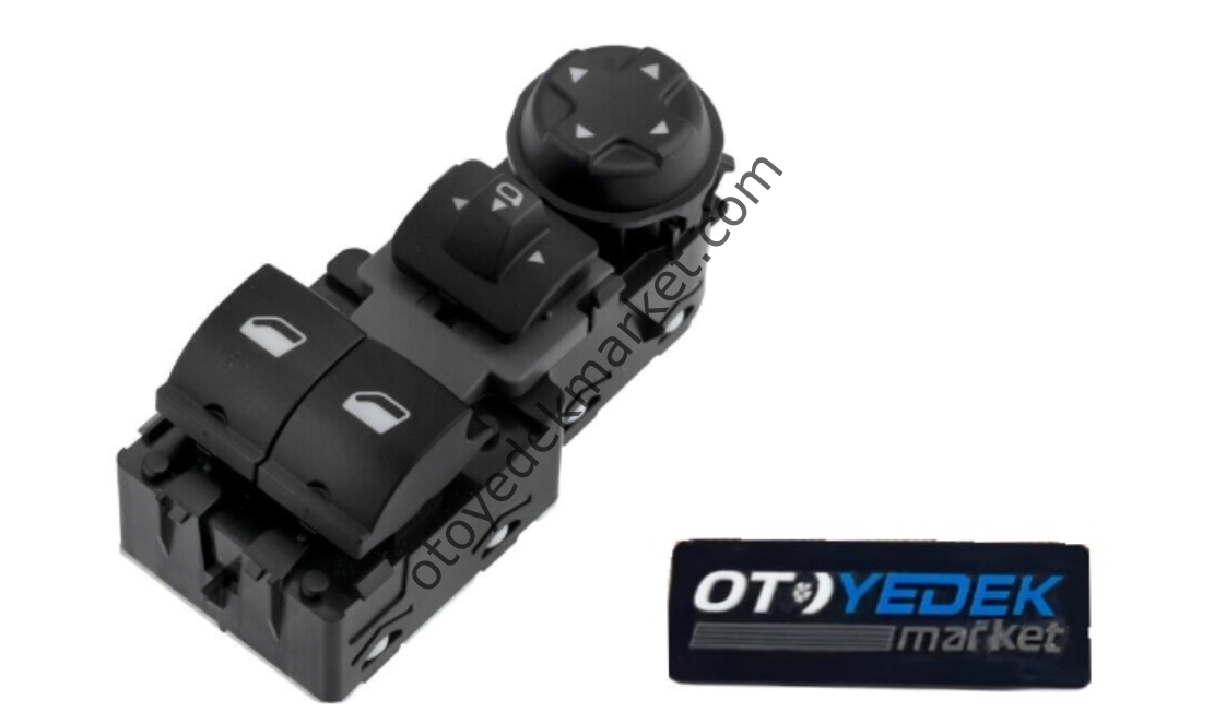 Citroen Berlingo (2019-2025) Sol Ön Kapı Cam Açma Kumanda Düğme Grubu (Orijinal)