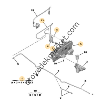 Opel Combo (2019-2023) Cam Silecek Suyu Deposu (Orijinal)