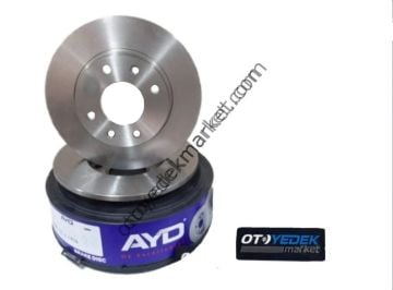 Peugeot 206 (1998-2012) Arka Fren Disk Takımı (Ayd)