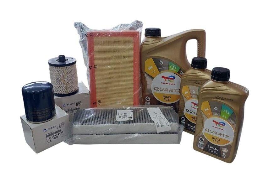 Opel Zafira (2018-2025) 2.0 Dizel Filtre Bakım Seti + 5w30 7LT Yağ (Orijinal)