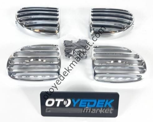Peugeot 206 (1999-2009) Torpido Kalorifer Izgara Kaplaması Nikelaj (İthal)