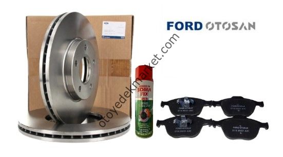 Ford Connect (2002-2013) Ön Fren Disk Havalı 278 Mm Ön Fren Balata 1.8 Tdci (Otosan)