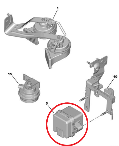 Peugeot 3008 (2024-2025) Yaya Kornası (Orijinal)