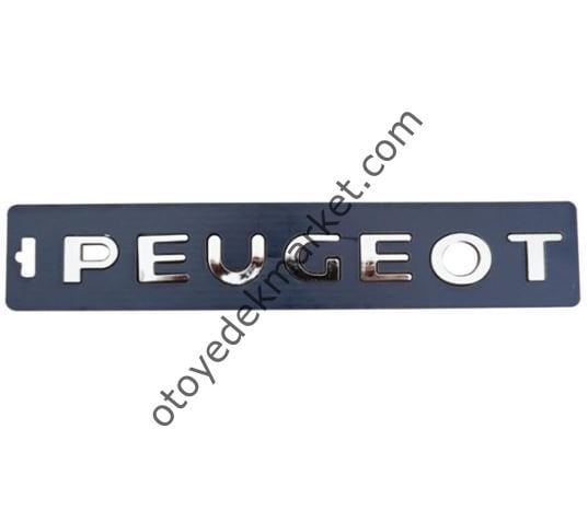 Peugeot 207 Bagaj Yazısı ''Peugeot'' (İthal)