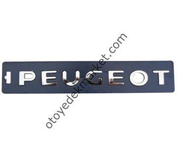 Peugeot 207 Bagaj Yazısı ''Peugeot'' (İthal)