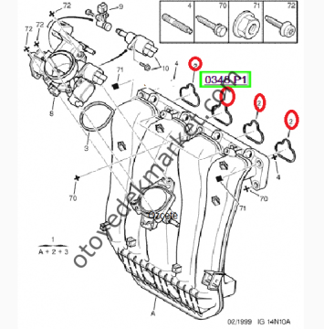 PEUGEOT 206 (2001-2010) 2.0  GTI EMME MANİFOLD CONTASI