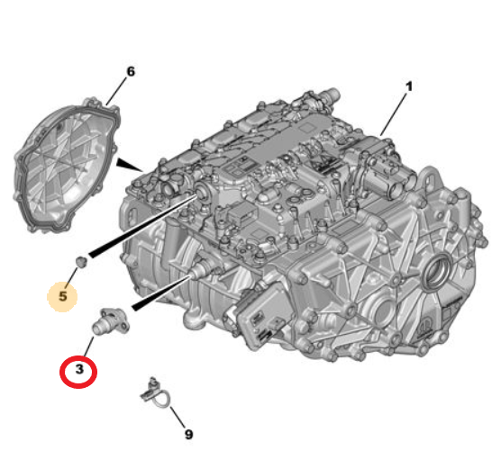 Citroen e-C3 (2024-2026) Şanzıman Soğutma Hortumu Ucu (Orijinal)